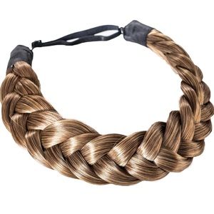 Madison Braids The Halo - Two Strand Braided Headband Ashy Light Brown